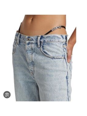 Alexander Wang Light Blue Straight Leg Jeans